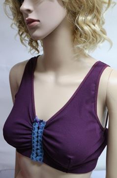 Bucaneve Bustier aubergine petrol