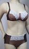 Dalia Panty mokka creme dunkelbraun Set