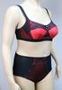 Gladiolo Taillenslip rot schwarz Set