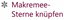 Bild von Makrameesterne knüpfen